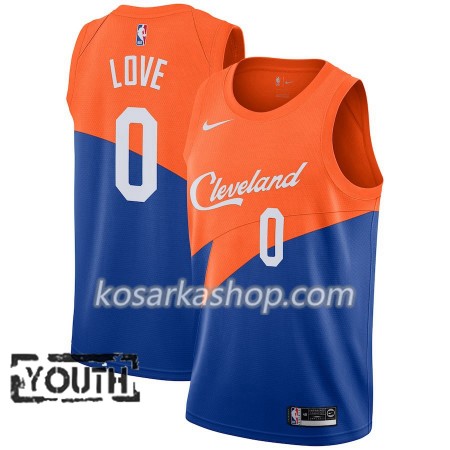 Dres Cleveland Cavaliers Kevin Love 0 Nike 2018-19 City Edition Plava Swingman - Dječji